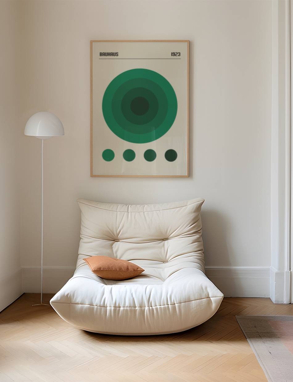 Bauhaus Green Color Palette