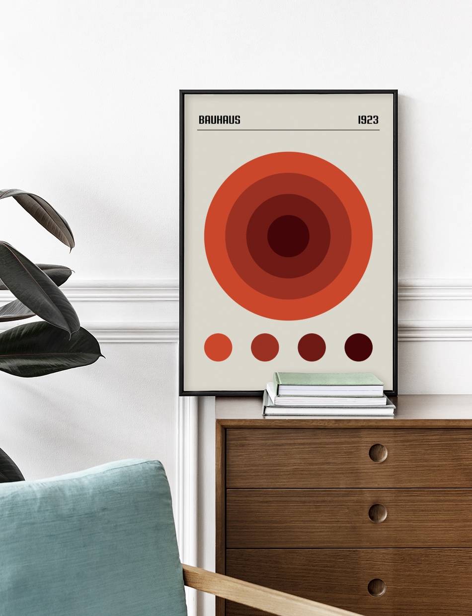 Bauhaus Orange Color Palette