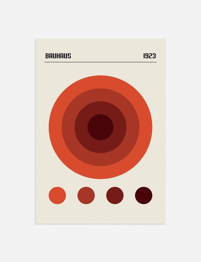 Bauhaus Orange Color Palette