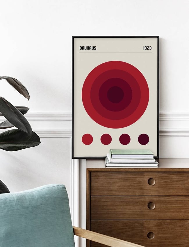 Bauhaus Red Color Palette