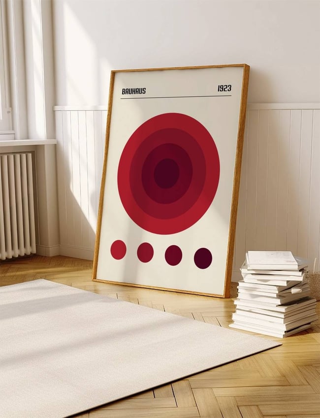 Bauhaus Red Color Palette