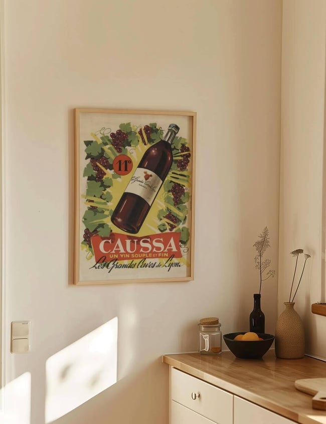 Caussa, un vin souple et fin (ca 1950) - Cristen