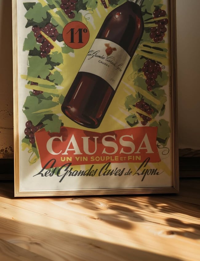 Caussa, un vin souple et fin (ca 1950) - Cristen