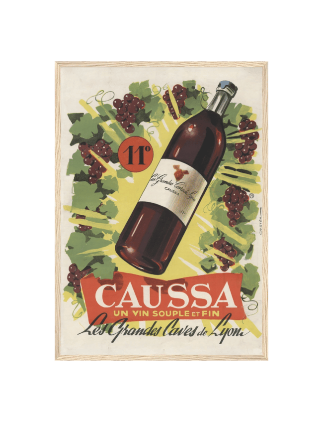 Caussa, un vin souple et fin (ca 1950) - Cristen
