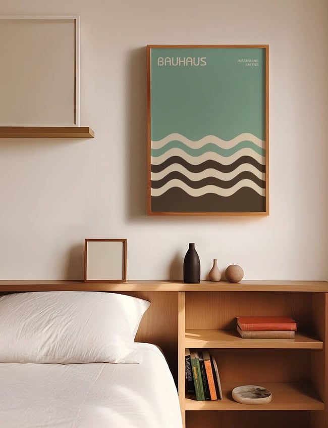 Elemental Swirl Blue - Bauhaus