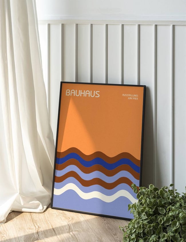 Elemental Swirl Orange - Bauhaus