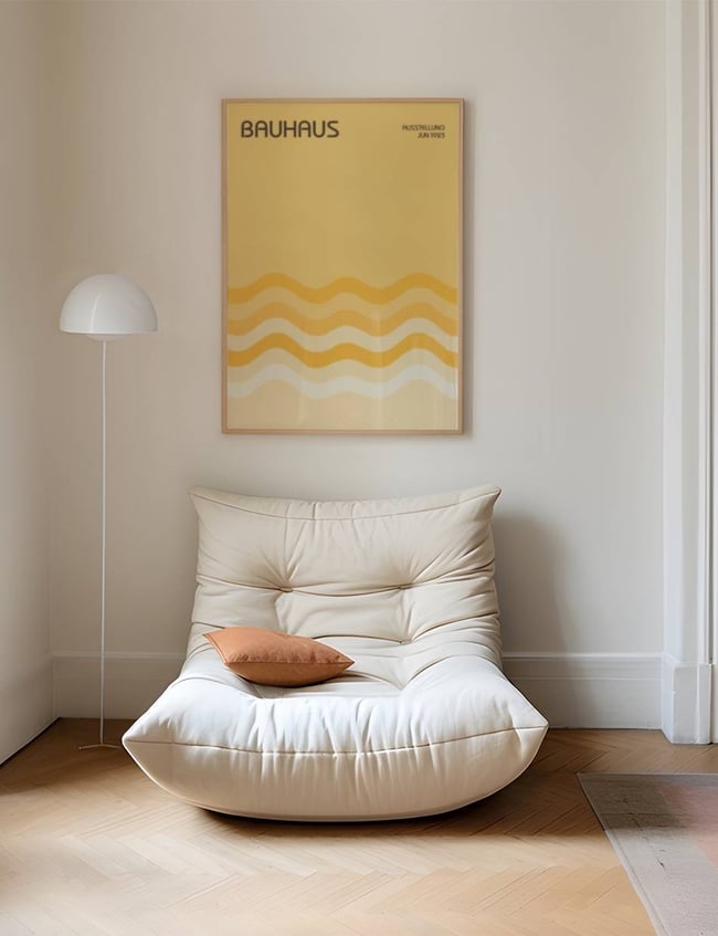 Elemental Swirl Yellow - Bauhaus