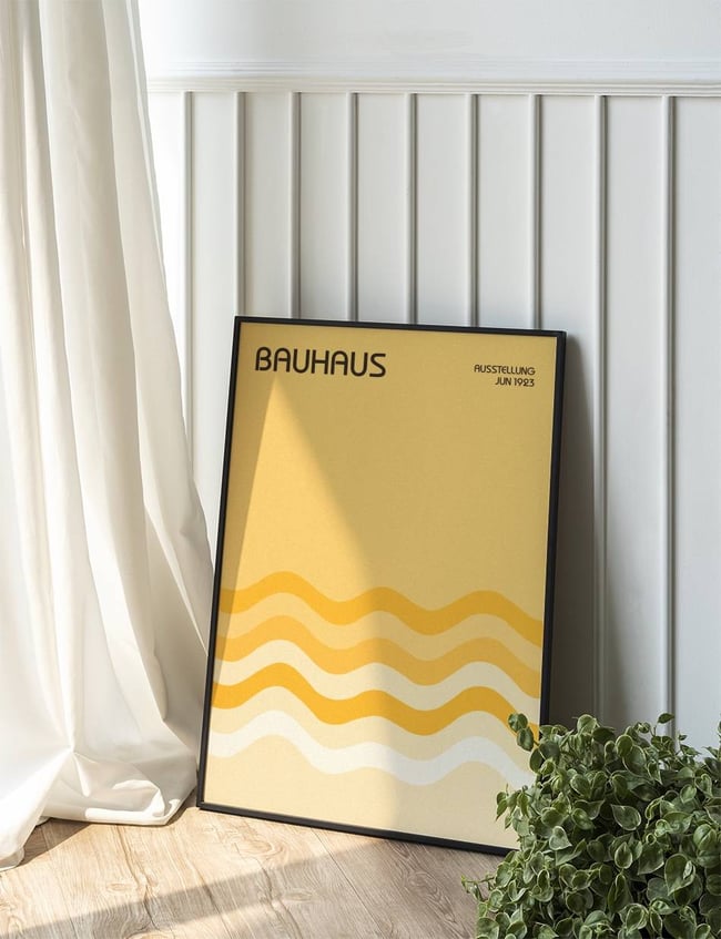 Elemental Swirl Yellow - Bauhaus