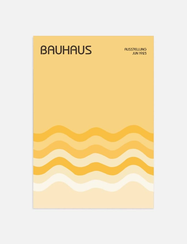 Elemental Swirl Yellow - Bauhaus