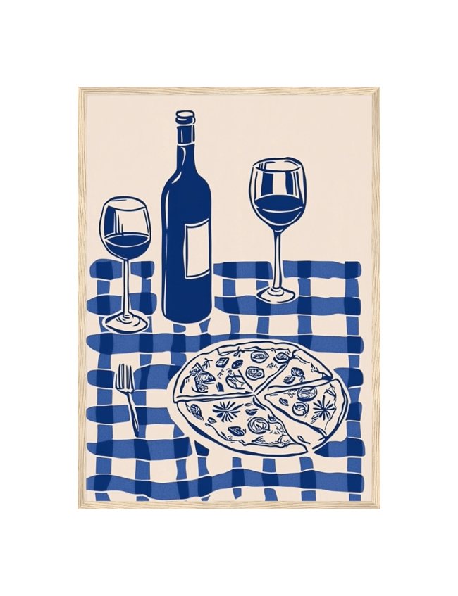 Table for Two Blue