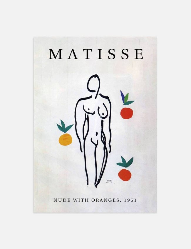 Nude with Oranges - Henri Matisse