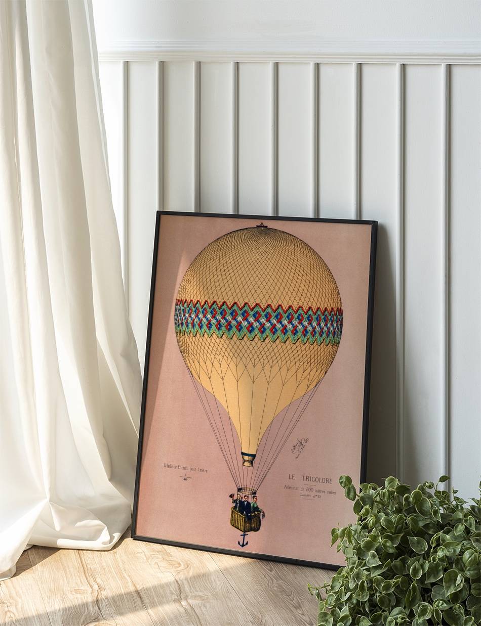 The Tricolor Balloon Ascension in Paris
