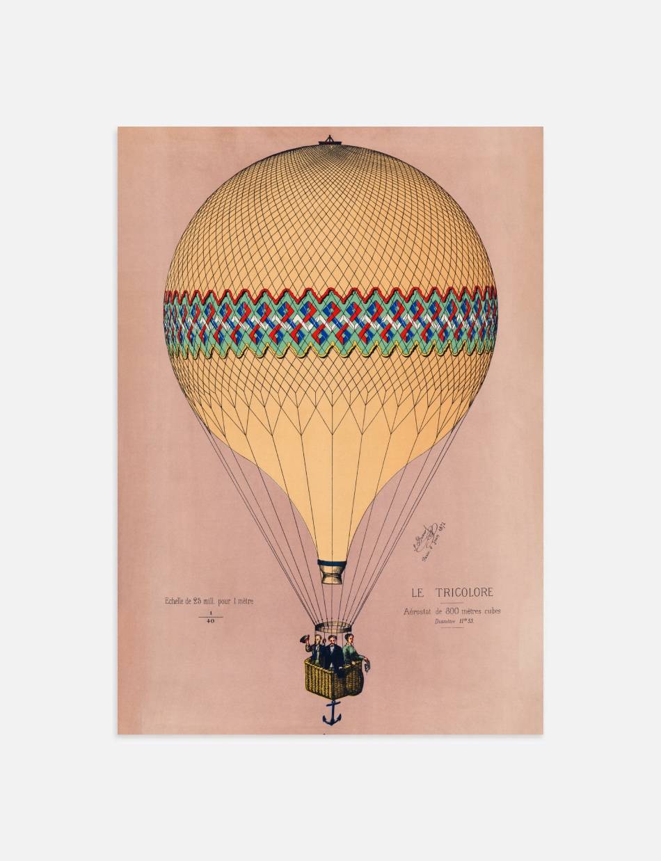 The Tricolor Balloon Ascension in Paris