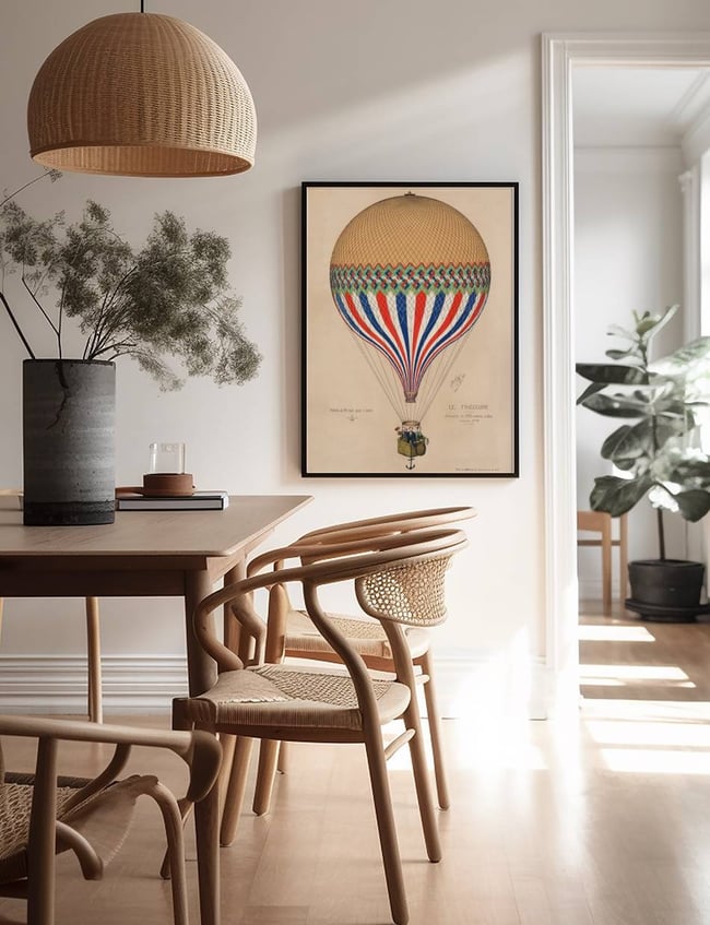 The Tricolor with a French flag themed balloon ascension in Paris