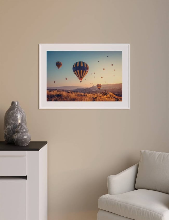Air Balloons Taking Off