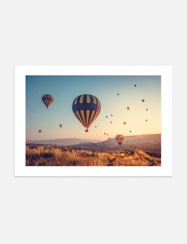 Air Balloons Taking Off