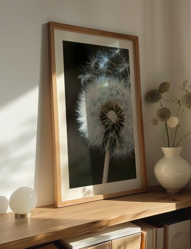 Dandelion in the wind