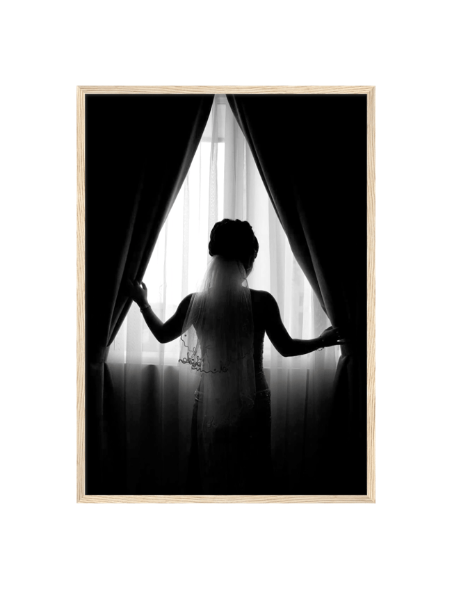 Girl By The Curtains