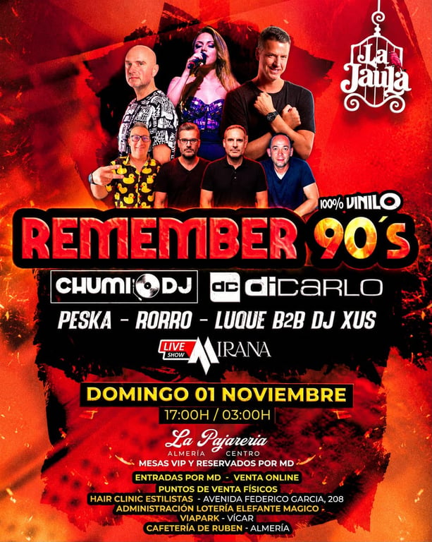 Cartel de REMEMBER 90’S