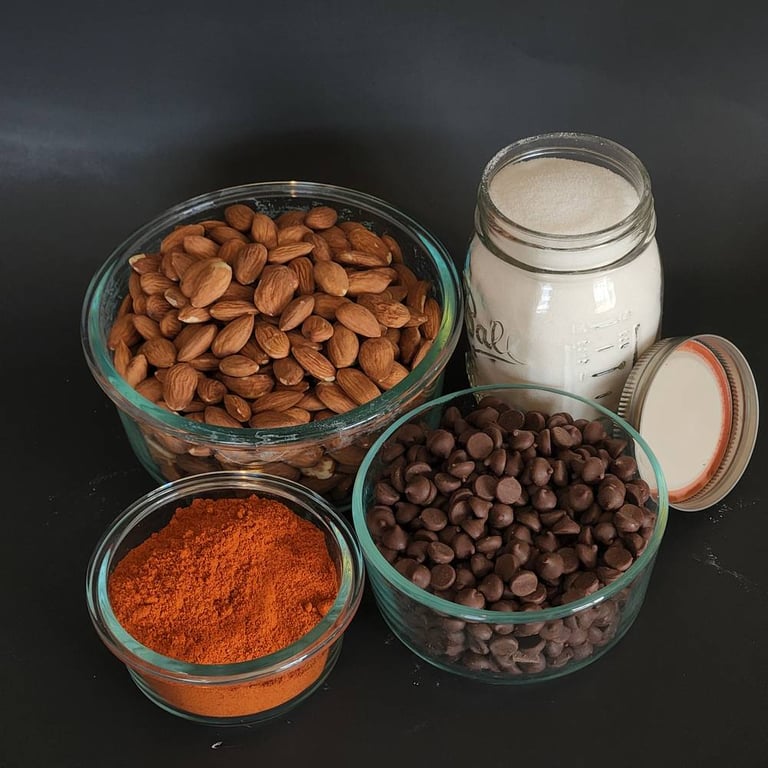 Ingredients in Spicy Chocolate Almond Toffee