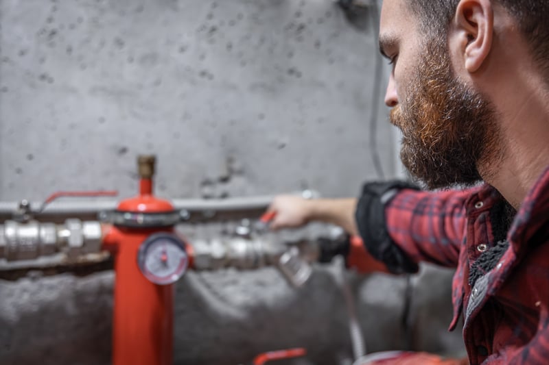 Plumbing service tools and repair work