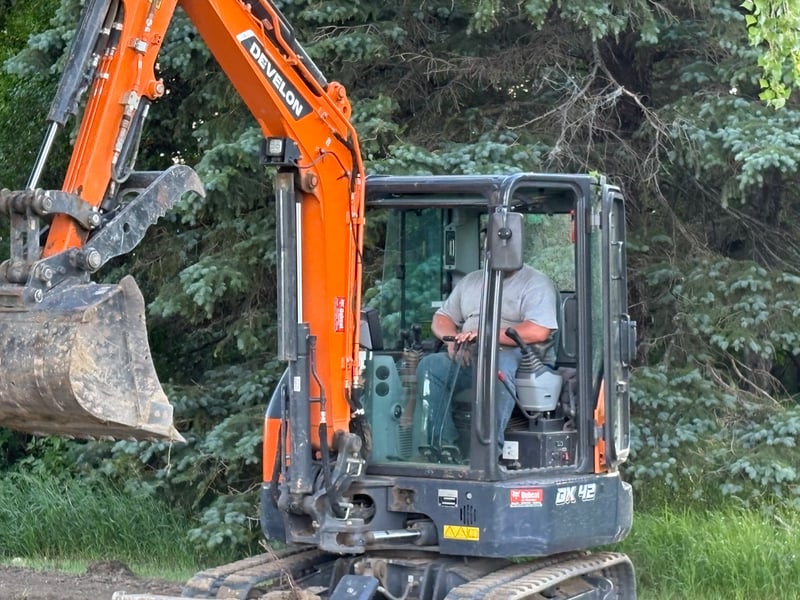 Excavation and underground plumbing work by DB Plumbing