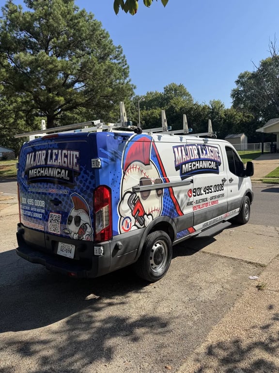 New residential air conditioning system installation