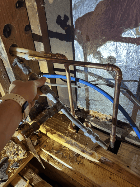 Plumbing repair and installation