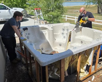 86it! hot tub removal service in Loveland, CO