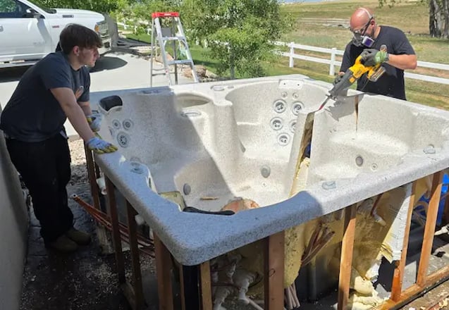 86it! hot tub removal service in Loveland, CO