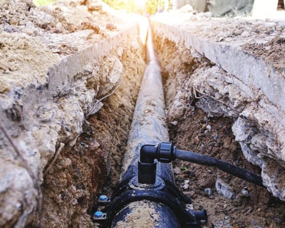 Underground excavation plumbing repair Denver Colorado