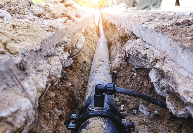 Underground excavation plumbing repair Denver Colorado