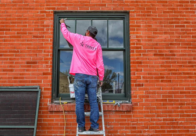 Trinity Construction Services completing a commercial renovation project in Colorado