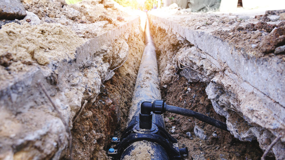 Underground excavation plumbing repair Denver Colorado