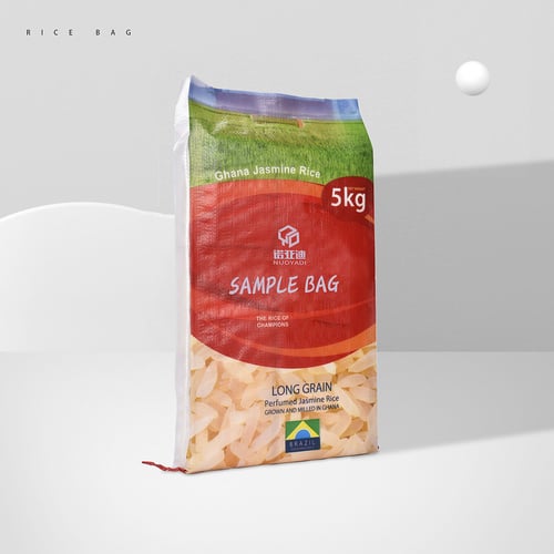 Customizable Woven PP Rice Bags for Premium Grain Packaging
