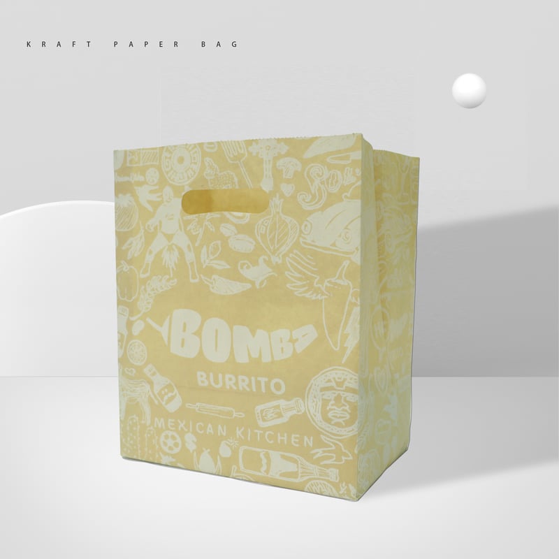 Practical Punch-Hole Paper Bags for Daily & Gift Packaging