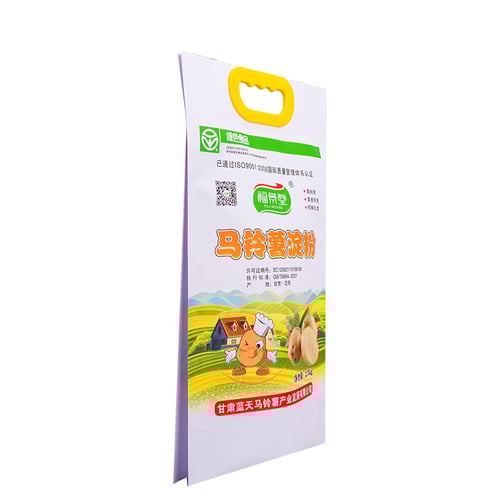  Seal Bag with Handle for Potato Starch – Food Grade, High Barrier, Retail Ready