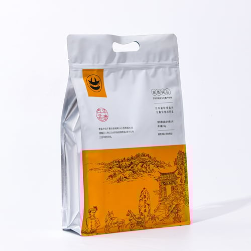 8-Seal Stand-Up Salt Bag – Zip Lock, Die-Cut Handle, High Barrier  