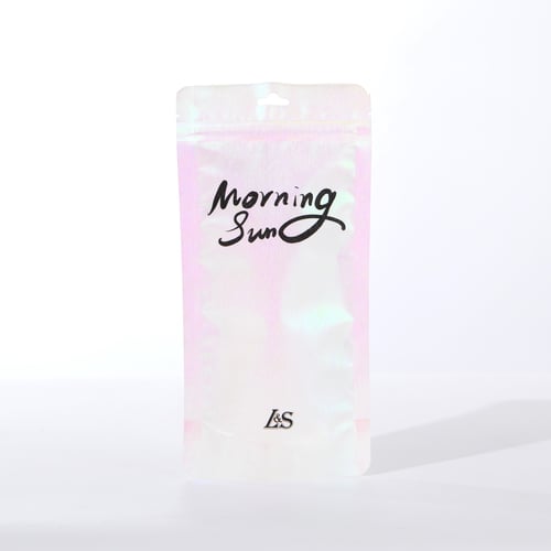 Stand-Up Pouch for Personal Care – Transparent, Soft Pink Gradient, Food Grade 