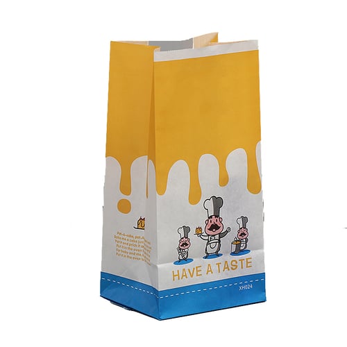  Food Packaging Paper Bag – Premium Stand-Up Bag for Takeaway & Fast Food