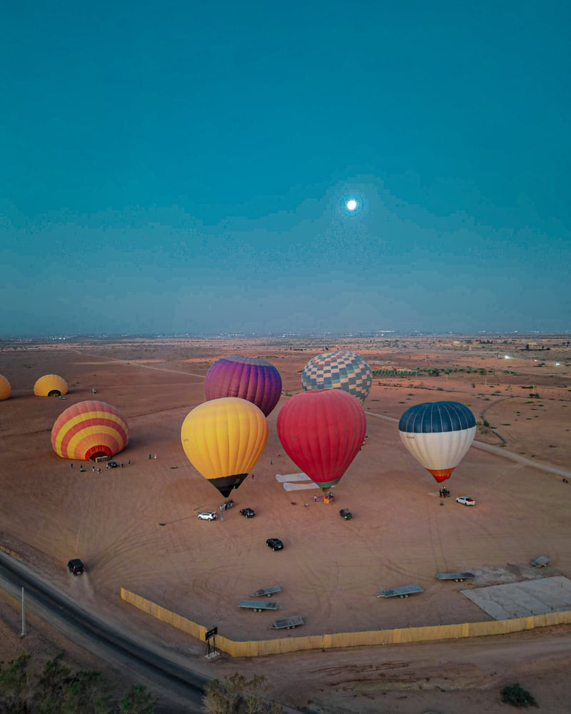 Hot Air Balloon in Marrakech