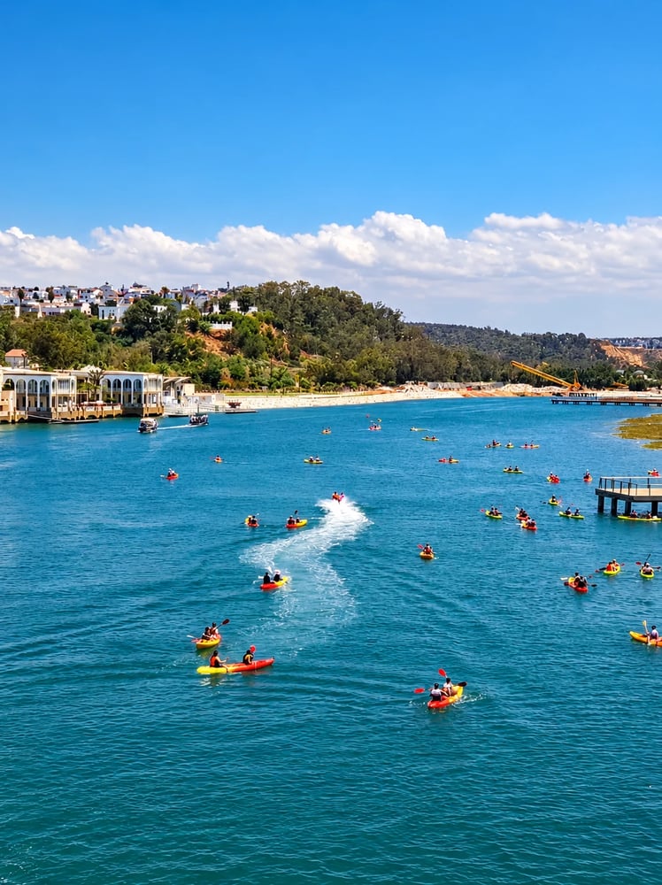 Kayaking on the Bouregreg in Rabat 3
