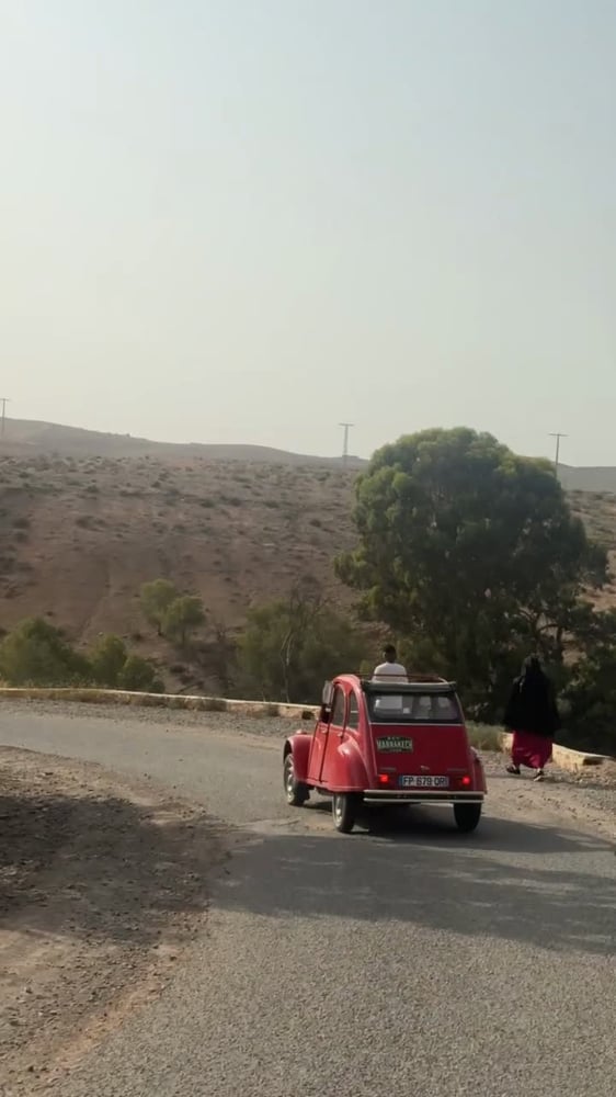 Tour in 2CV d'epoca a Marrakech