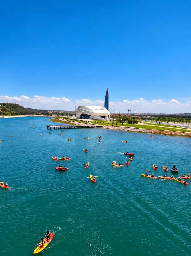 Kayaking on the Bouregreg in Rabat 1