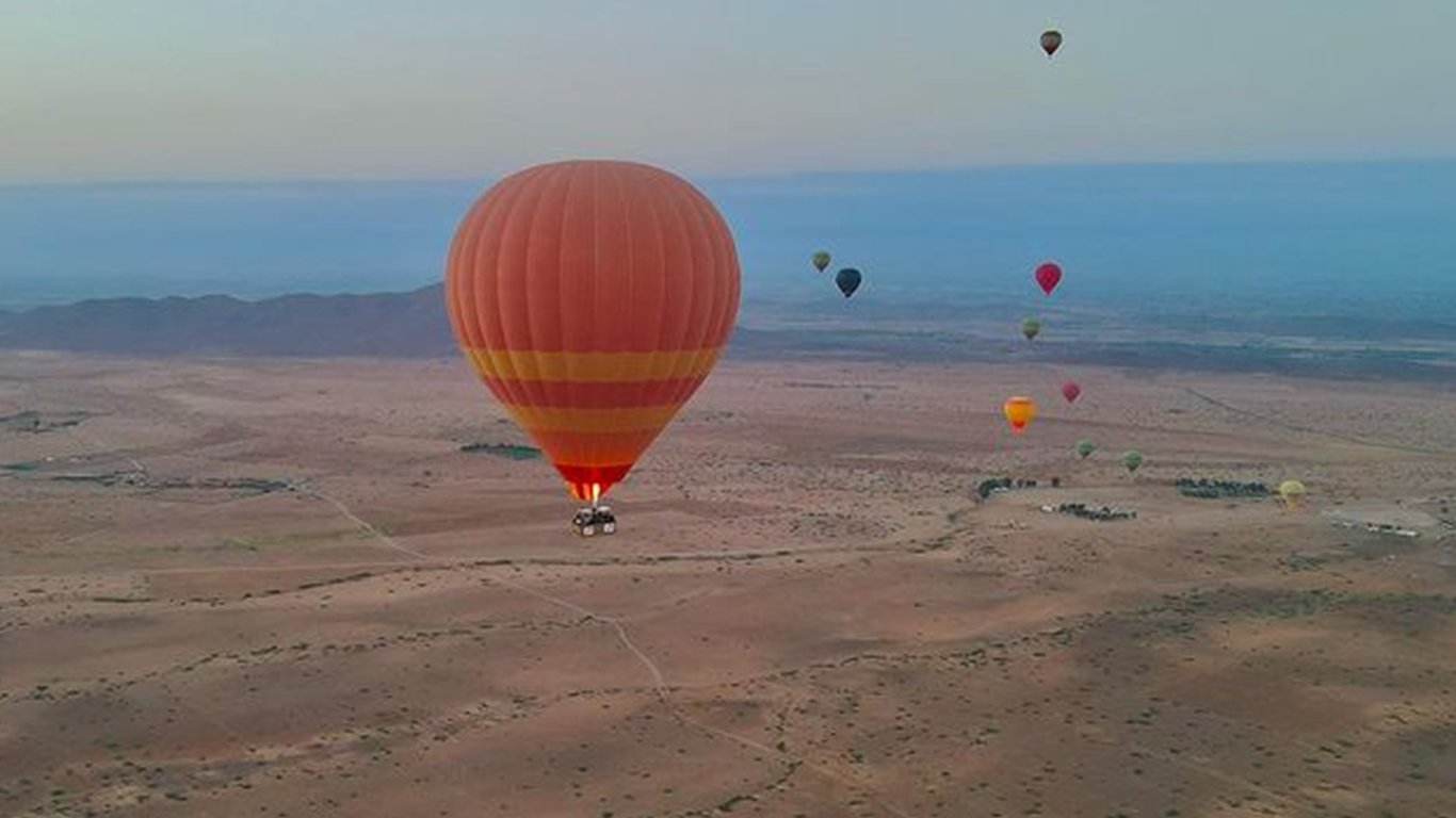 Hot Air Balloon in Marrakech