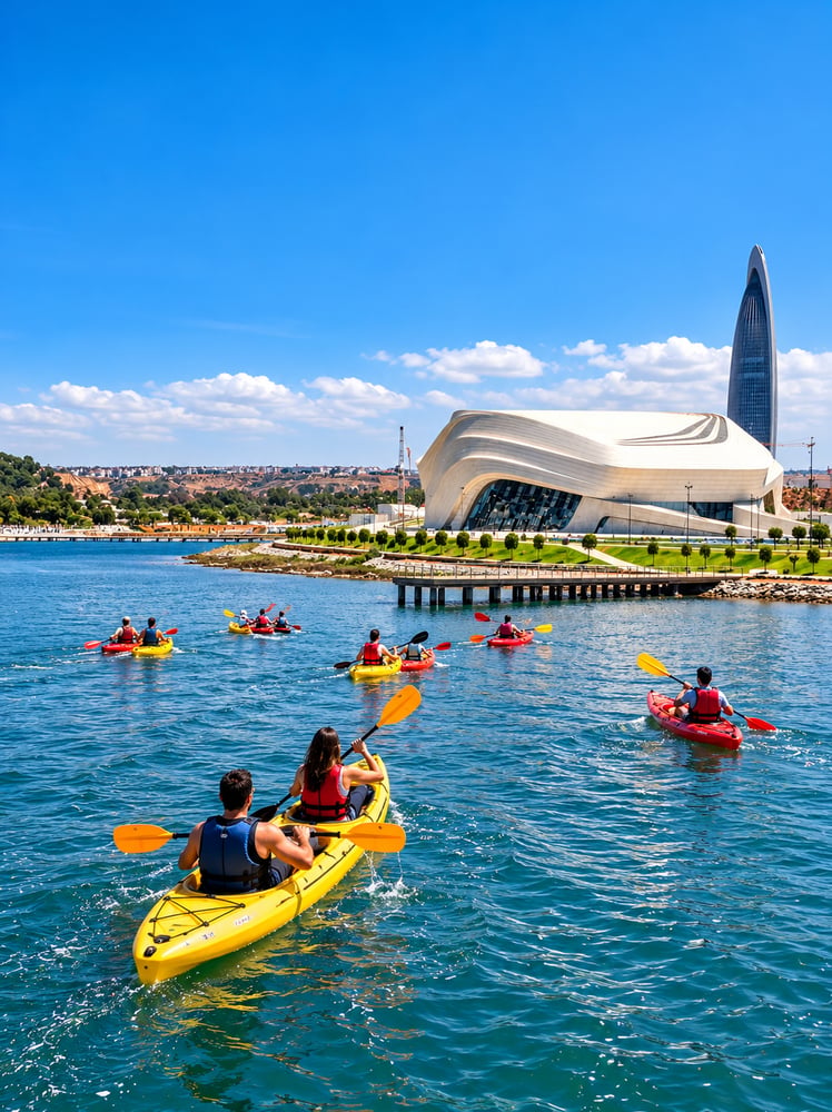 Kayaking on the Bouregreg in Rabat 2