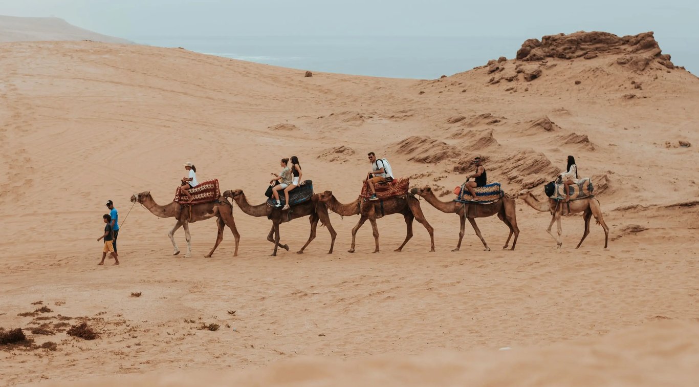 جولة على ظهر الجمل في الكثبان (تيملالين إمسوان) 4