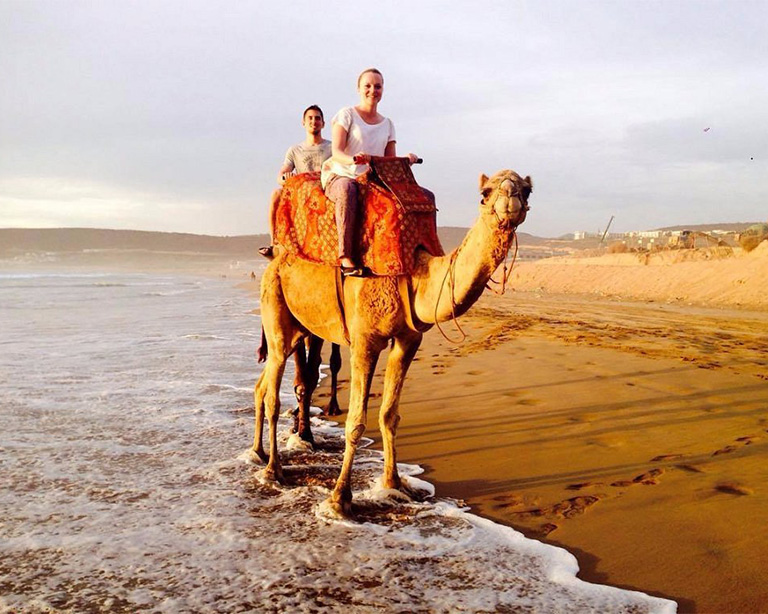 Kameelrit in Agadir