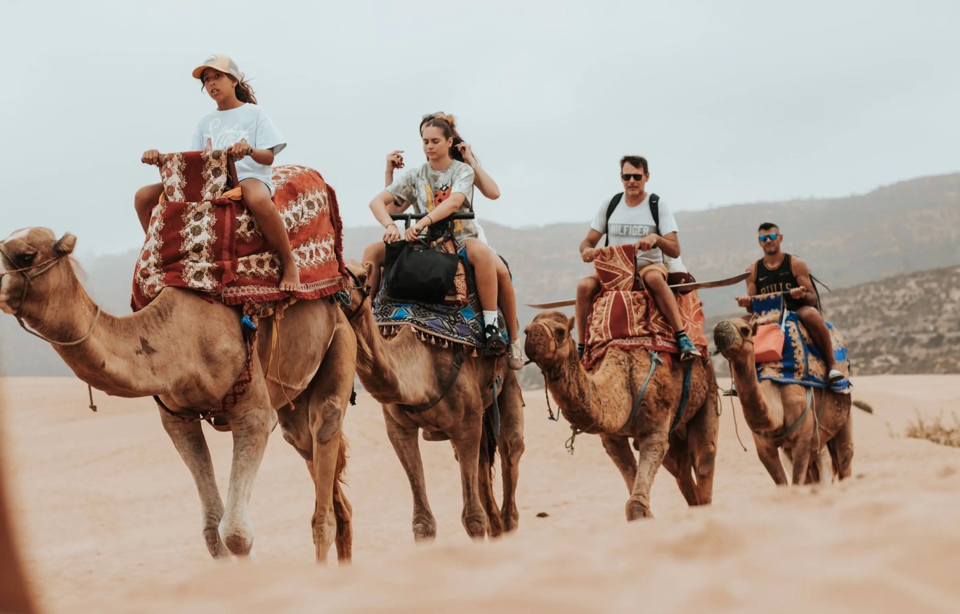 جولة على ظهر الجمل في الكثبان (تيملالين إمسوان) 1