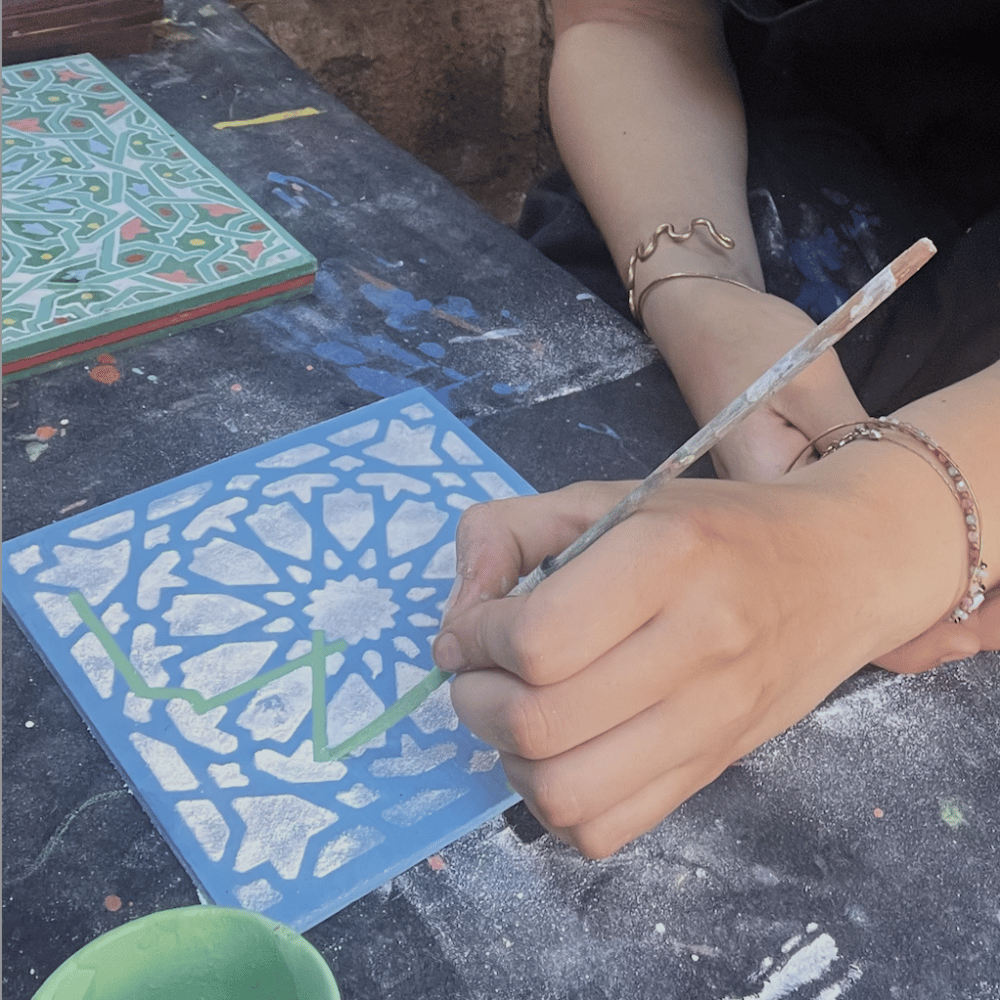 Moroccan Zwaq Art Workshop in Marrakech